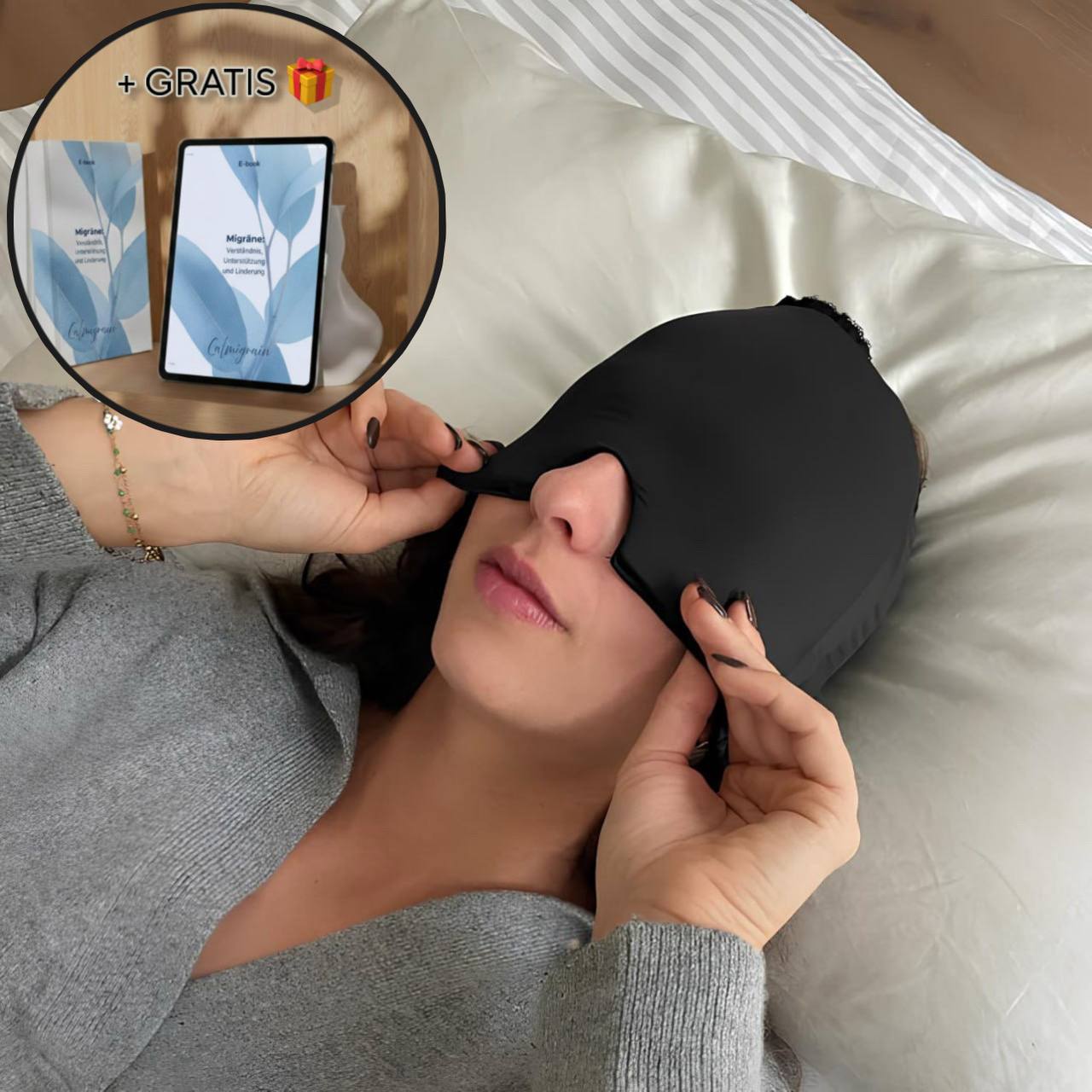 Anti-Migräne-Haube Komfort +